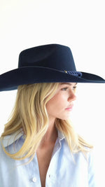 The Roundup Part II Cowboy Hat - Dark Blue